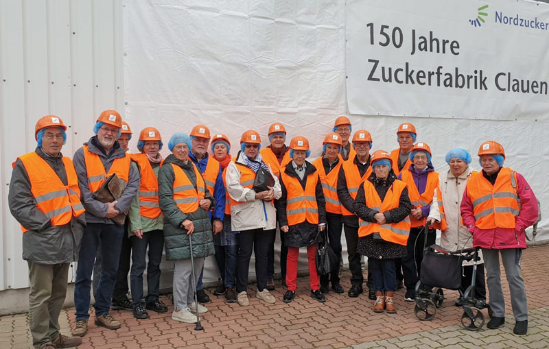 Besuch der Zuckerfabrik Clauen im Oktober 2019