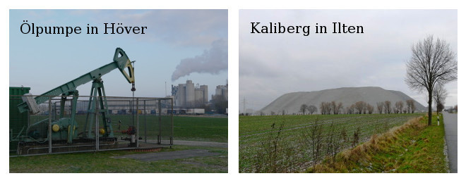 Kaliberg und Ölpumpe